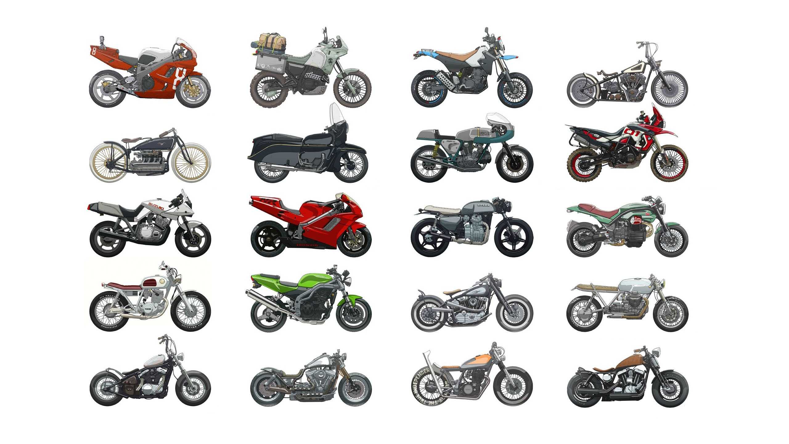 Типы, виды, классы мотоциклов
